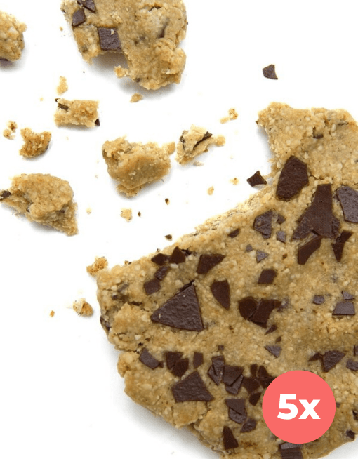 MyRawJoy Nutritious Cookies 5 Cookie Bundle Deal | €2.73 per Cookie Raw Cookie - Vanilla Chocolate Chip