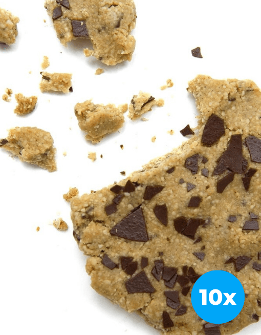 MyRawJoy Nutritious Cookies 10 Cookie Bundle Deal | €2.68 per Cookie Raw Cookie - Vanilla Chocolate Chip