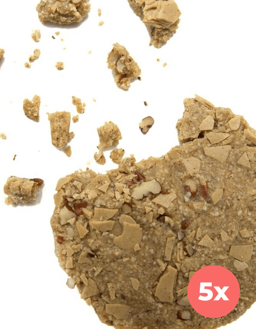 MyRawJoy Nutritious Cookies 5 Cookie Bundle Deal | €2.73 per Cookie Raw Superfood Cookie - Salted Caramel & Pecan