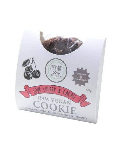 MyRawJoy Nutritious Cookies Raw Superfood Cookie - Sour Cherry & Cacao
