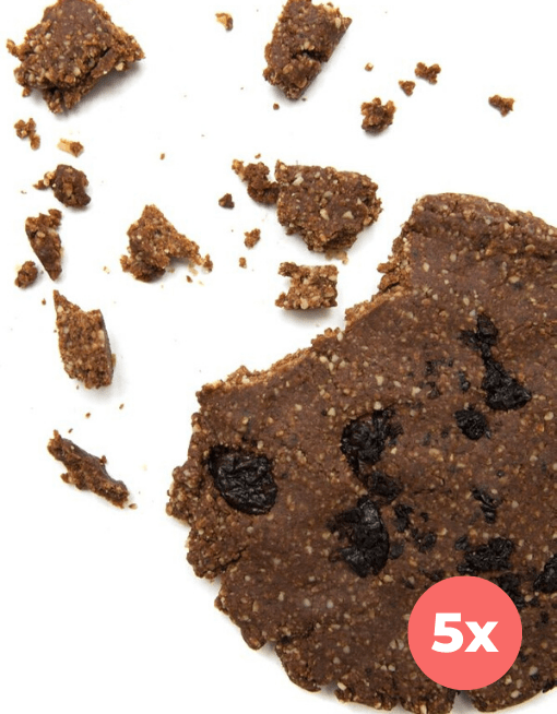 MyRawJoy Nutritious Cookies 5 Cookie Bundle Deal | €2.73 per Cookie Raw Superfood Cookie - Sour Cherry & Cacao