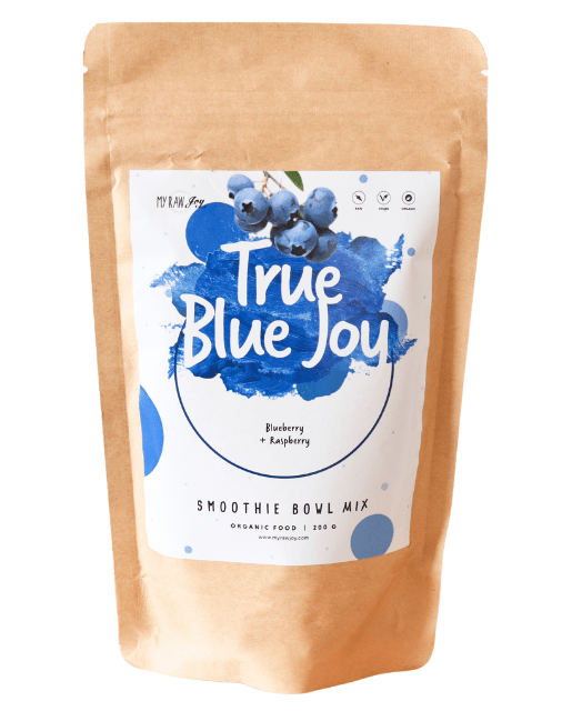 True Blue Joy Smoothie Bowl Mix Smoothie Bowls Mix + Porridge Toppings MyRawJoy