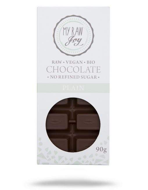 MyRawJoy Raw Chocolates Raw Plain Chocolate - Big